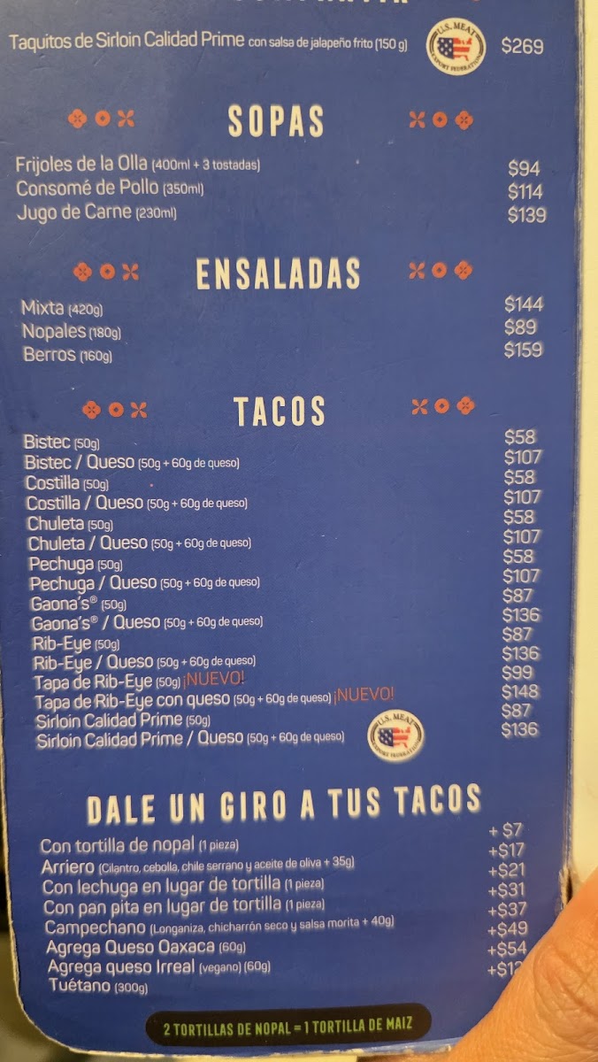 Taqueria el Caifan Menu - Image 3