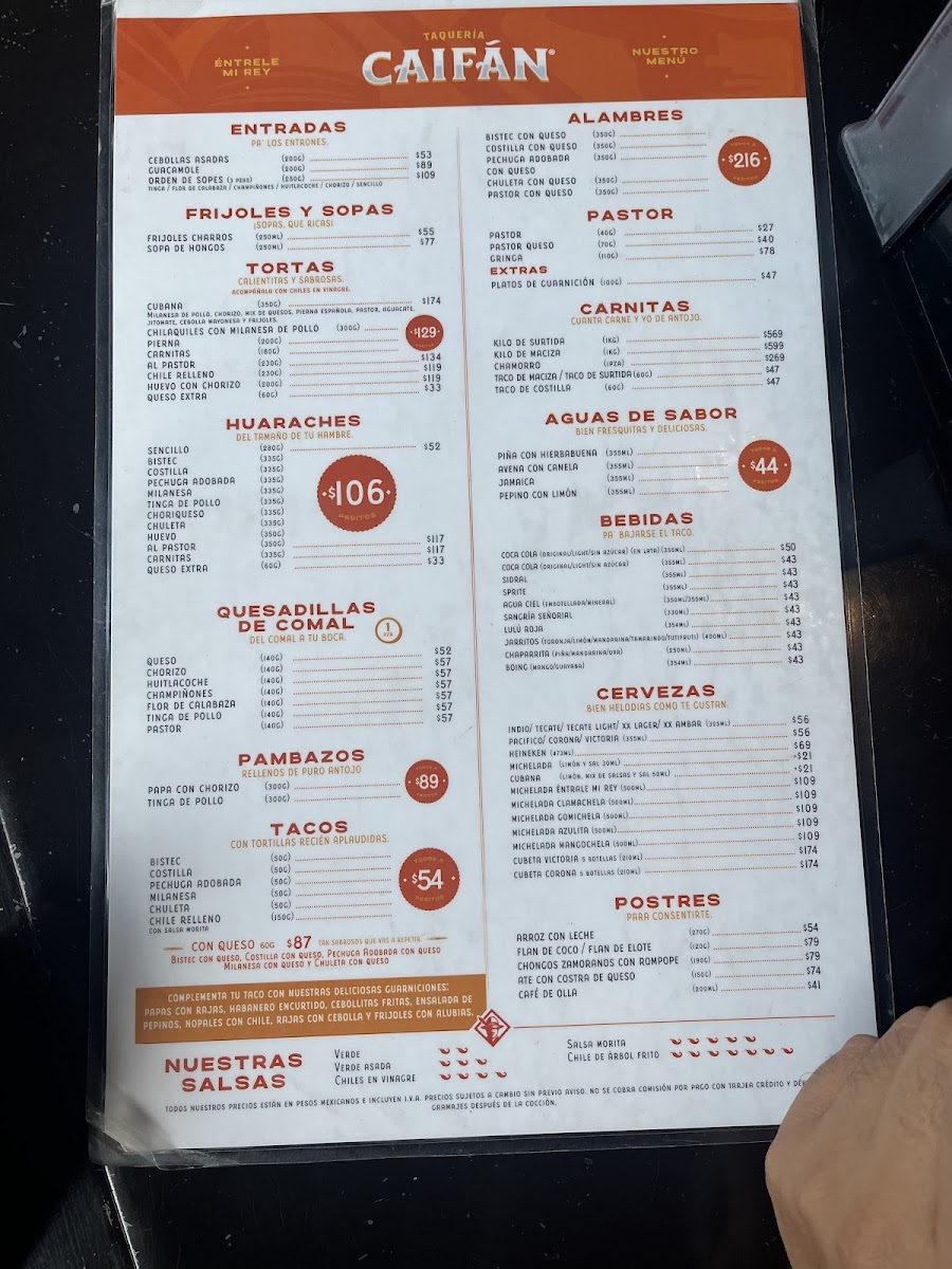 Taqueria el Caifan Menu - Image 5