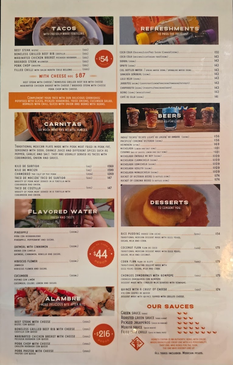 Taqueria el Caifan Menu - Image 6